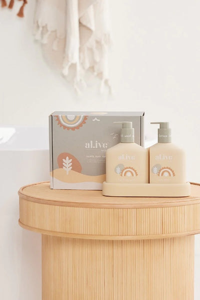 ALIVE BODY - BABY DUO HAIR/BODY WASH AND LOTION + TRAY