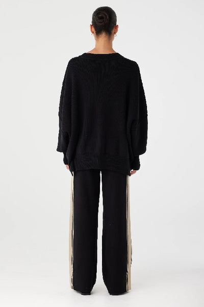 ARCAA MOVEMENT - HARPER KNIT SWEATER - BLACK  - BOUTIQUE - WA BOUTIQUE - PERTH STOCKIST - AUSTRALIAN STOCKIST - NO TARAF - INTERNATIONAL SHIPPING - EXPRESS SHIPPING - STOCKIST