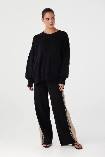 ARCAA MOVEMENT - HARPER KNIT SWEATER - BLACK  - BOUTIQUE - WA BOUTIQUE - PERTH STOCKIST - AUSTRALIAN STOCKIST - NO TARAF - INTERNATIONAL SHIPPING - EXPRESS SHIPPING - STOCKIST