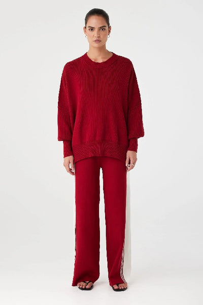 ARCAA MOVEMENT - HARPER KNIT SWEATER - WINE - BOUTIQUE - WA BOUTIQUE - PERTH STOCKIST - AUSTRALIAN STOCKIST - NO TARAF - INTERNATIONAL SHIPPING - EXPRESS SHIPPING - STOCKIST