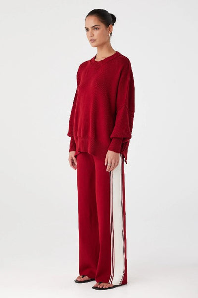 ARCAA MOVEMENT - HARPER KNIT SWEATER - WINE - BOUTIQUE - WA BOUTIQUE - PERTH STOCKIST - AUSTRALIAN STOCKIST - NO TARAF - INTERNATIONAL SHIPPING - EXPRESS SHIPPING - STOCKIST