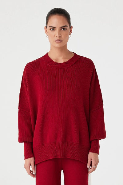 ARCAA MOVEMENT - HARPER KNIT SWEATER - WINE - BOUTIQUE - WA BOUTIQUE - PERTH STOCKIST - AUSTRALIAN STOCKIST - NO TARAF - INTERNATIONAL SHIPPING - EXPRESS SHIPPING - STOCKIST