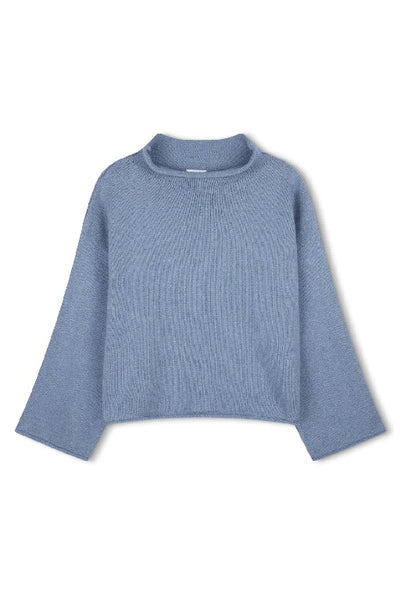 ARCAA MOVEMENT - MAEVE SWEATER - DENIM BLUE - PERTH STOCKIST - AUSTRALIAN STOCKIST - WA STOCKIST - AUSTRALIA STOCKIST - AUS STOCKIST - PERTH BOUTIQUE - WA BOUTIQUE - AUS BOUTIQUE - AUSTRALIA BOUTIQUE