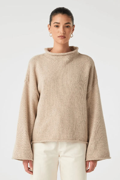 ARCAA MOVEMENT - MAEVE SWEATER - SAND - PERTH STOCKIST - AUSTRALIAN STOCKIST - WA STOCKIST - AUSTRALIA STOCKIST - AUS STOCKIST - PERTH BOUTIQUE - WA BOUTIQUE - AUS BOUTIQUE - AUSTRALIA BOUTIQUE