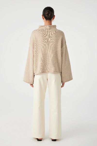 ARCAA MOVEMENT - MAEVE SWEATER - SAND - PERTH STOCKIST - AUSTRALIAN STOCKIST - WA STOCKIST - AUSTRALIA STOCKIST - AUS STOCKIST - PERTH BOUTIQUE - WA BOUTIQUE - AUS BOUTIQUE - AUSTRALIA BOUTIQUE