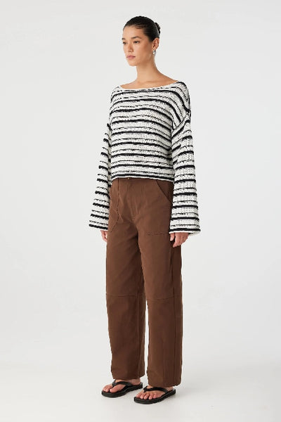 ARCAA MOVEMENT - MAISIE SWEATER - CREAM & BLACK - PERTH BOUTIQUE - AUSTRALIAN BOUTIQUE - WA BOUTIQUE - INTERNATIONAL SHIPPING - USA SHIPPING - PERTH STORES - PERTH STORE - AUSTRALIA - WA - WESTER AUSTRALIA - WOMENS FASHION - FASHION - CLOTHING - WA STOCKIST - PERTH STOCKIST - AUSTRALIAN STOCKIST - STOCKIST