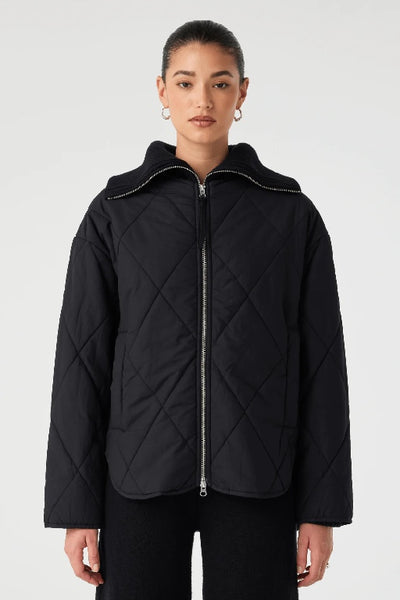 ARCAA MOVEMENT - REECE QUILTED JACKET - BLACK - PERTH STOCKIST - AUSTRALIAN STOCKIST - WA STOCKIST - AUSTRALIA STOCKIST - AUS STOCKIST - PERTH BOUTIQUE - WA BOUTIQUE - AUS BOUTIQUE - AUSTRALIA BOUTIQUE