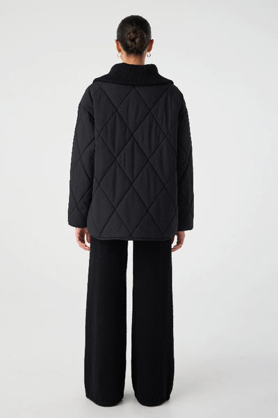 ARCAA MOVEMENT - REECE QUILTED JACKET - BLACK - PERTH STOCKIST - AUSTRALIAN STOCKIST - WA STOCKIST - AUSTRALIA STOCKIST - AUS STOCKIST - PERTH BOUTIQUE - WA BOUTIQUE - AUS BOUTIQUE - AUSTRALIA BOUTIQUE