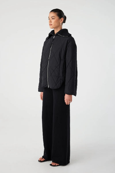 ARCAA MOVEMENT - REECE QUILTED JACKET - BLACK - PERTH STOCKIST - AUSTRALIAN STOCKIST - WA STOCKIST - AUSTRALIA STOCKIST - AUS STOCKIST - PERTH BOUTIQUE - WA BOUTIQUE - AUS BOUTIQUE - AUSTRALIA BOUTIQUE