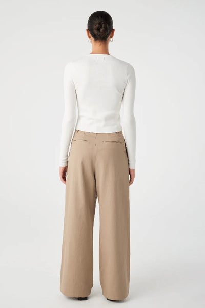 ARCAA MOVEMENT - MAGGIE LONGSLEEVE TSHIRT - CREAM - PERTH STOCKIST - AUSTRALIAN STOCKIST - WA STOCKIST - AUSTRALIA STOCKIST - AUS STOCKIST - PERTH BOUTIQUE - WA BOUTIQUE - AUS BOUTIQUE - AUSTRALIA BOUTIQUE