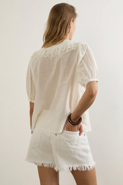AUGUSTE - OTIS BLOUSE - WHITE - PERTH BOUTIQUE - AUSTRALIAN BOUTIQUE - WA BOUTIQUE - INTERNATIONAL SHIPPING - USA SHIPPING - PERTH STORES - PERTH STORE - AUSTRALIA - WA - WESTER AUSTRALIA - WOMENS FASHION - FASHION - CLOTHING - WA STOCKIST - PERTH STOCKIST - AUSTRALIAN STOCKIST - STOCKIST