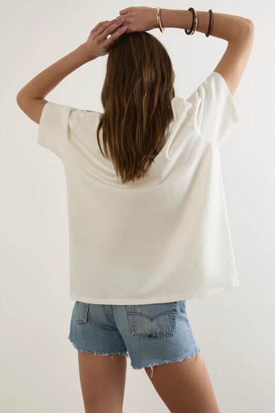 AUGUSTE - PICANTE BOYFRIEND TEE - WHITE - PERTH BOUTIQUE - AUSTRALIAN BOUTIQUE - WA BOUTIQUE - INTERNATIONAL SHIPPING - USA SHIPPING - PERTH STORES - PERTH STORE - AUSTRALIA - WA - WESTER AUSTRALIA - WOMENS FASHION - FASHION - CLOTHING - WA STOCKIST - PERTH STOCKIST - AUSTRALIAN STOCKIST - STOCKIST