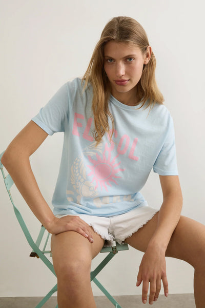 AUGUSTE - SOL CLASSIC TEE - SKY BLUE - PERTH BOUTIQUE - AUSTRALIAN BOUTIQUE - WA BOUTIQUE - INTERNATIONAL SHIPPING - USA SHIPPING - PERTH STORES - PERTH STORE - AUSTRALIA - WA - WESTER AUSTRALIA - WOMENS FASHION - FASHION - CLOTHING - WA STOCKIST - PERTH STOCKIST - AUSTRALIAN STOCKIST - STOCKIST