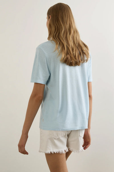 AUGUSTE - SOL CLASSIC TEE - SKY BLUE - PERTH BOUTIQUE - AUSTRALIAN BOUTIQUE - WA BOUTIQUE - INTERNATIONAL SHIPPING - USA SHIPPING - PERTH STORES - PERTH STORE - AUSTRALIA - WA - WESTER AUSTRALIA - WOMENS FASHION - FASHION - CLOTHING - WA STOCKIST - PERTH STOCKIST - AUSTRALIAN STOCKIST - STOCKIST