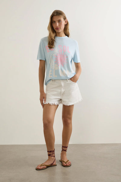 AUGUSTE - SOL CLASSIC TEE - SKY BLUE - PERTH BOUTIQUE - AUSTRALIAN BOUTIQUE - WA BOUTIQUE - INTERNATIONAL SHIPPING - USA SHIPPING - PERTH STORES - PERTH STORE - AUSTRALIA - WA - WESTER AUSTRALIA - WOMENS FASHION - FASHION - CLOTHING - WA STOCKIST - PERTH STOCKIST - AUSTRALIAN STOCKIST - STOCKIST