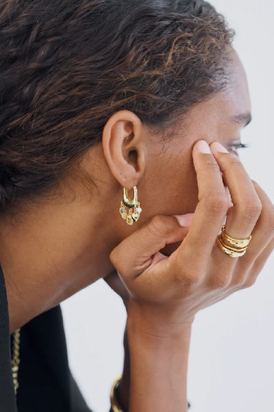 AVANT STUDIO - GWENDOLYN EARRINGS - GOLD - BOUTIQUE - WA BOUTIQUE - PERTH STOCKIST - AUSTRALIAN STOCKIST - NO TARAF - INTERNATIONAL SHIPPING - EXPRESS SHIPPING - STOCKIST