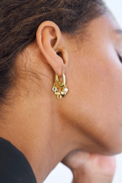 AVANT STUDIO - GWENDOLYN EARRINGS - GOLD - BOUTIQUE - WA BOUTIQUE - PERTH STOCKIST - AUSTRALIAN STOCKIST - NO TARAF - INTERNATIONAL SHIPPING - EXPRESS SHIPPING - STOCKIST