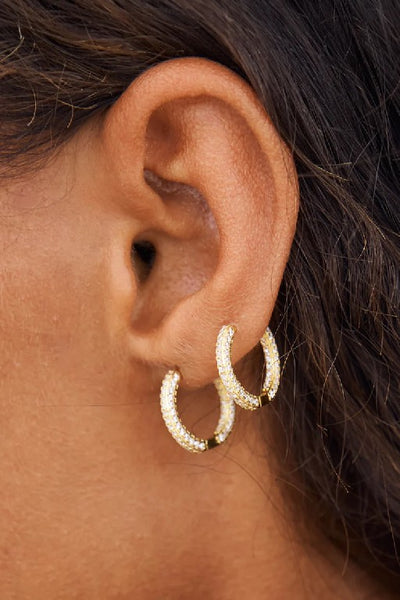 AVANT STUDIO - PRISCILLA PAVÉ HOOP EARRINGS - GOLD - SILVER - BOUTIQUE - WA BOUTIQUE - PERTH STOCKIST - AUSTRALIAN STOCKIST - NO TARAF - INTERNATIONAL SHIPPING - EXPRESS SHIPPING - STOCKISTAVANT STUDIO - PRISCILLA PAVÉ HOOP EARRINGS - GOLD - SILVER - BOUTIQUE - WA BOUTIQUE - PERTH STOCKIST - AUSTRALIAN STOCKIST - NO TARAF - INTERNATIONAL SHIPPING - EXPRESS SHIPPING - STOCKIST