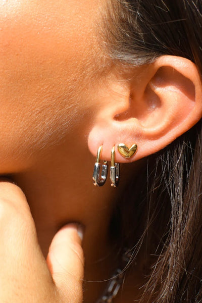 AVANT STUDIO -  VIOLET STUD EARRINGS - GOLD