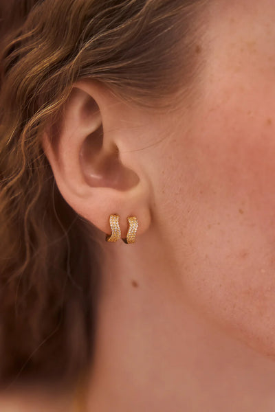 AVANT STUDIO - MARPESSA PAVÉ HUGGIE EARRINGS - PERTH BOUTIQUE - AUSTRALIAN BOUTIQUE - WA BOUTIQUE - INTERNATIONAL SHIPPING - USA SHIPPING - PERTH STORES - PERTH STORE - AUSTRALIA - WA - WESTER AUSTRALIA - WOMENS FASHION - FASHION - CLOTHING - WA STOCKIST - PERTH STOCKIST - AUSTRALIAN STOCKIST - STOCKIST