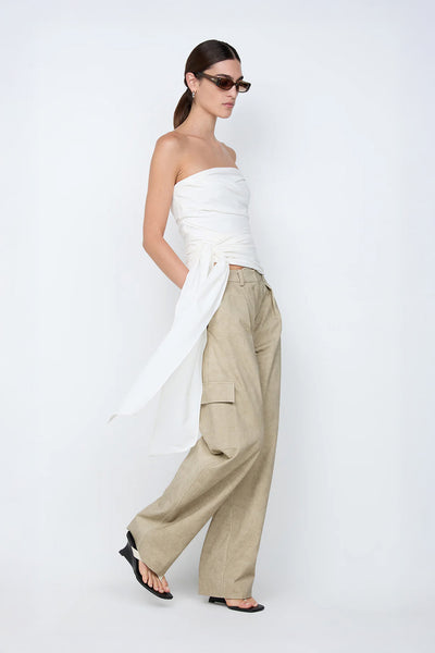 BEC + BRIDGE - BELLE STRAPLESS TOP - IVORY - PERTH BOUTIQUE - AUSTRALIAN BOUTIQUE - WA BOUTIQUE - INTERNATIONAL SHIPPING - USA SHIPPING - PERTH STORES - PERTH STORE - AUSTRALIA - WA - WESTER AUSTRALIA - WOMENS FASHION - FASHION - CLOTHING - WA STOCKIST - PERTH STOCKIST - AUSTRALIAN STOCKIST - STOCKIST