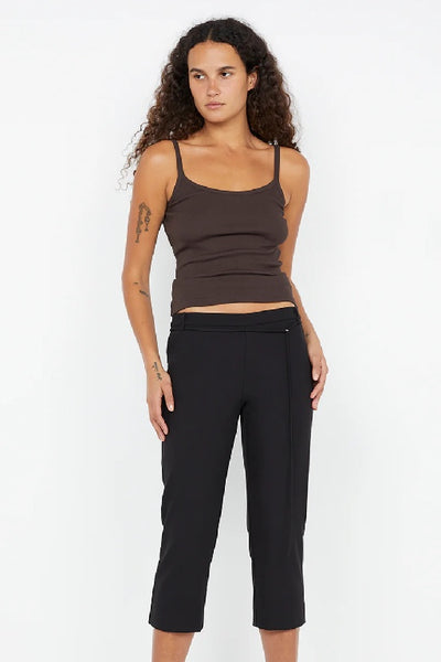 BEC + BRIDGE - KODY RIB TANK - DARK CHOCOLATE - PERTH STOCKIST - AUSTRALIAN STOCKIST - WA STOCKIST - AUSTRALIA STOCKIST - AUS STOCKIST - PERTH BOUTIQUE - WA BOUTIQUE - AUS BOUTIQUE - AUSTRALIA BOUTIQUE