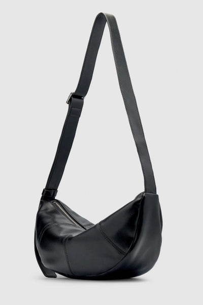 BRIE LEON - MISCHA CRESCENT BAG - BLACK