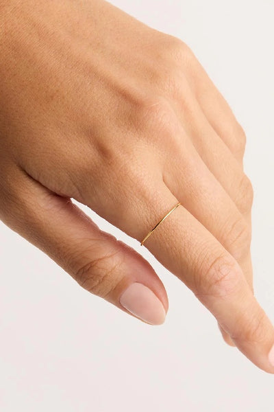 BY CHARLOTTE - 14K SOLID GOLD SWEET PURITY RING