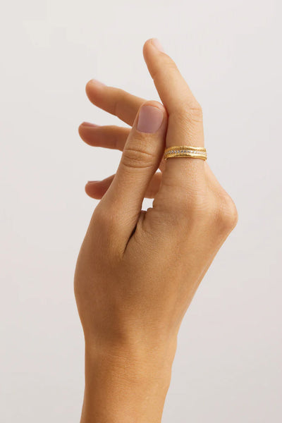 BY CHARLOTTE - BEGIN AGAIN BAND RING - GOLD - PERTH BOUTIQUE - AUSTRALIAN BOUTIQUE - WA BOUTIQUE - INTERNATIONAL SHIPPING - USA SHIPPING - PERTH STORES - PERTH STORE - AUSTRALIA - WA - WESTER AUSTRALIA - WOMENS FASHION - FASHION - CLOTHING - WA STOCKIST - PERTH STOCKIST - AUSTRALIAN STOCKIST - STOCKIST