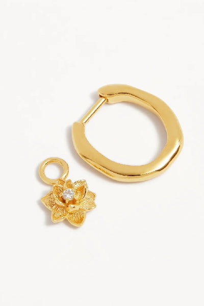 BY CHARLOTTE - BLOOM WITHIN LOTUS HOOP EARRINGS - GOLD - SILVER - PERTH BOUTIQUE - AUSTRALIAN BOUTIQUE - WA BOUTIQUE - INTERNATIONAL SHIPPING - USA SHIPPING - PERTH STORES - PERTH STORE - AUSTRALIA - WA - WESTER AUSTRALIA - WOMENS FASHION - FASHION - CLOTHING - WA STOCKIST - PERTH STOCKIST - AUSTRALIAN STOCKIST - STOCKIST