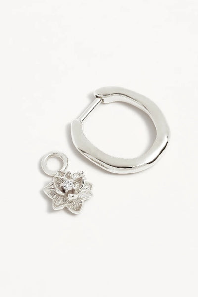 BY CHARLOTTE - BLOOM WITHIN LOTUS HOOP EARRINGS - GOLD - SILVER - PERTH BOUTIQUE - AUSTRALIAN BOUTIQUE - WA BOUTIQUE - INTERNATIONAL SHIPPING - USA SHIPPING - PERTH STORES - PERTH STORE - AUSTRALIA - WA - WESTER AUSTRALIA - WOMENS FASHION - FASHION - CLOTHING - WA STOCKIST - PERTH STOCKIST - AUSTRALIAN STOCKIST - STOCKIST