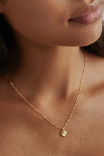 BY CHARLOTTE - BY THE SHORE SHELL NECKLACE - GOLD - PERTH STOCKIST - AUSTRALIAN STOCKIST - WA STOCKIST - AUSTRALIA STOCKIST - AUS STOCKIST - PERTH BOUTIQUE - WA BOUTIQUE - AUS BOUTIQUE - AUSTRALIA BOUTIQUE