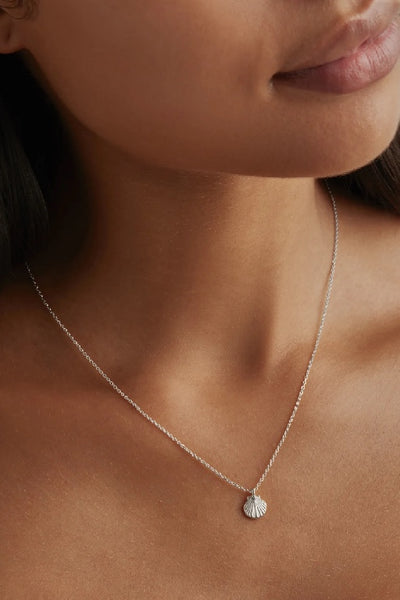 BY CHARLOTTE - BY THE SHORE SHELL NECKLACE - SILVER - PERTH STOCKIST - AUSTRALIAN STOCKIST - WA STOCKIST - AUSTRALIA STOCKIST - AUS STOCKIST - PERTH BOUTIQUE - WA BOUTIQUE - AUS BOUTIQUE - AUSTRALIA BOUTIQUE
