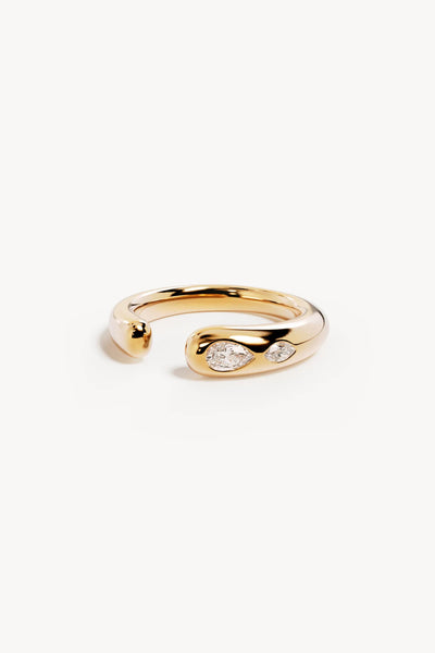 BY CHARLOTTE - DEWDROP RING - GOLD - PERTH BOUTIQUE - AUSTRALIAN BOUTIQUE - WA BOUTIQUE - INTERNATIONAL SHIPPING - USA SHIPPING - PERTH STORES - PERTH STORE - AUSTRALIA - WA - WESTER AUSTRALIA - WOMENS FASHION - FASHION - CLOTHING - WA STOCKIST - PERTH STOCKIST - AUSTRALIAN STOCKIST - STOCKIST