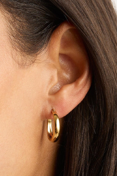 BY CHARLOTTE - INFINITE HORIZON LARGE HOOPS - GOLD - PERTH STOCKIST