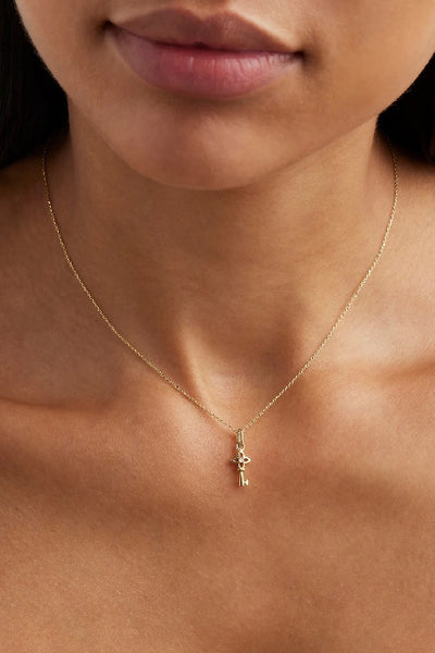 BY CHARLOTTE - KEY TO MY HEART LAB GROWN DIAMOND PENDANT - 9K SOILID GOLD - PERTH STOCKIST - AUSTRALIAN STOCKIST - WA STOCKIST - AUSTRALIA STOCKIST - AUS STOCKIST - PERTH BOUTIQUE - WA BOUTIQUE - AUS BOUTIQUE - AUSTRALIA BOUTIQUE