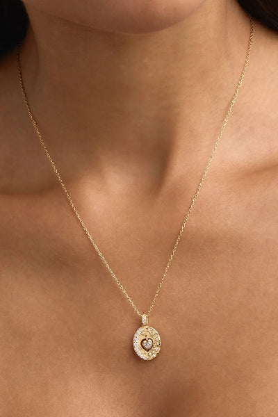 BY CHARLOTTE - LOVE YOU TO THE MOON AND BACK NECKLACE - GOLD - PERTH STOCKIST - AUSTRALIAN STOCKIST - WA STOCKIST - AUSTRALIA STOCKIST - AUS STOCKIST - PERTH BOUTIQUE - WA BOUTIQUE - AUS BOUTIQUE - AUSTRALIA BOUTIQUE