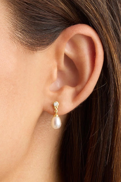 BY CHARLOTTE - LUNAR LIGHT STUD EARRINGS