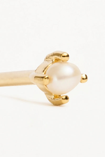 BY CHARLOTTE - MOONLIGHT PEARL STUD EARRINGS - PERTH STOCKIST