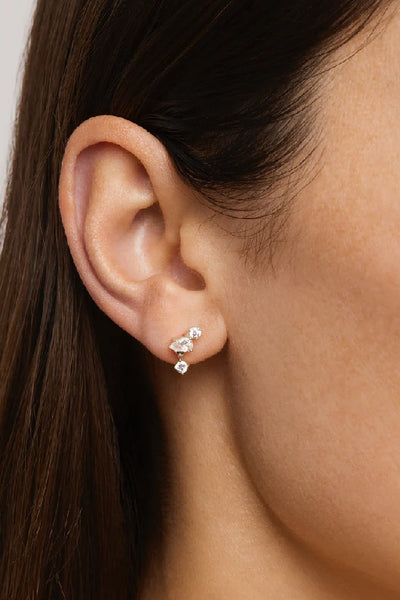 BY CHARLOTTE - NO RAIN, NO FLOWERS STUD EARRINGS - GOLD - SILVER - PERTH BOUTIQUE - AUSTRALIAN BOUTIQUE - WA BOUTIQUE - INTERNATIONAL SHIPPING - USA SHIPPING - PERTH STORES - PERTH STORE - AUSTRALIA - WA - WESTER AUSTRALIA - WOMENS FASHION - FASHION - CLOTHING - WA STOCKIST - PERTH STOCKIST - AUSTRALIAN STOCKIST - STOCKIST