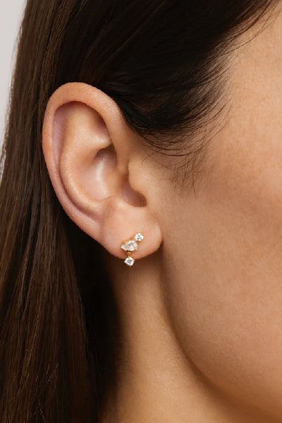 BY CHARLOTTE - NO RAIN, NO FLOWERS STUD EARRINGS - GOLD - SILVER - PERTH BOUTIQUE - AUSTRALIAN BOUTIQUE - WA BOUTIQUE - INTERNATIONAL SHIPPING - USA SHIPPING - PERTH STORES - PERTH STORE - AUSTRALIA - WA - WESTER AUSTRALIA - WOMENS FASHION - FASHION - CLOTHING - WA STOCKIST - PERTH STOCKIST - AUSTRALIAN STOCKIST - STOCKIST