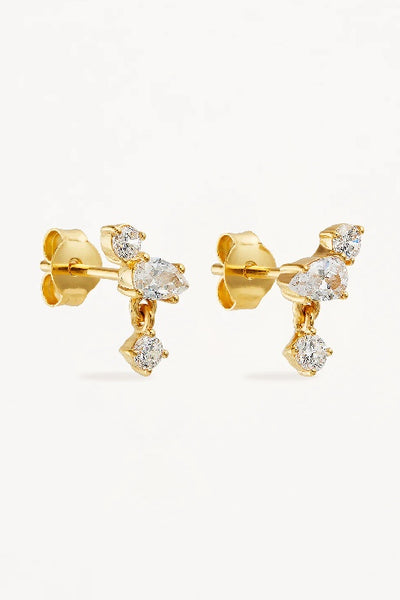 BY CHARLOTTE - NO RAIN, NO FLOWERS STUD EARRINGS - GOLD - SILVER - PERTH BOUTIQUE - AUSTRALIAN BOUTIQUE - WA BOUTIQUE - INTERNATIONAL SHIPPING - USA SHIPPING - PERTH STORES - PERTH STORE - AUSTRALIA - WA - WESTER AUSTRALIA - WOMENS FASHION - FASHION - CLOTHING - WA STOCKIST - PERTH STOCKIST - AUSTRALIAN STOCKIST - STOCKIST