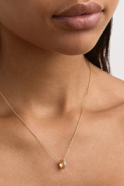 BY CHARLOTTE - PINK CRYSTAL HALO PETAL CHARM - PERTH STOCKIST - AUSTRALIAN STOCKIST - WA STOCKIST - AUSTRALIA STOCKIST - AUS STOCKIST - PERTH BOUTIQUE - WA BOUTIQUE - AUS BOUTIQUE - AUSTRALIA BOUTIQUE