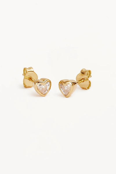 BY CHARLOTTE - RADIANT HEART STUD EARRINGS - GOLD - PERTH STOCKIST - AUSTRALIAN STOCKIST - WA STOCKIST - AUSTRALIA STOCKIST - AUS STOCKIST - PERTH BOUTIQUE - WA BOUTIQUE - AUS BOUTIQUE - AUSTRALIA BOUTIQUE