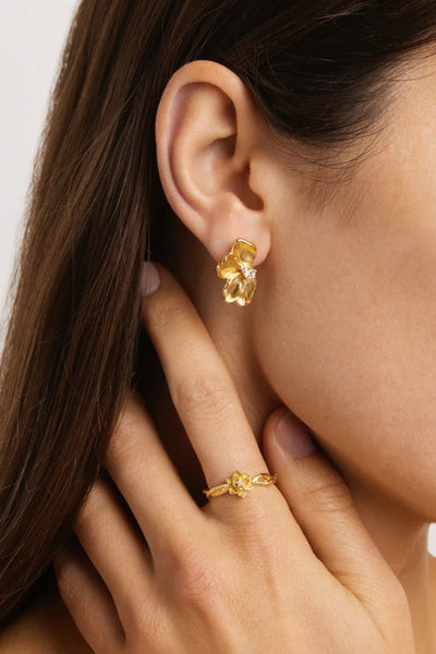 BY CHARLOTTE - SERENE LOTUS STATEMENT EARRINGS - PERTH BOUTIQUE - AUSTRALIAN BOUTIQUE - WA BOUTIQUE - INTERNATIONAL SHIPPING - USA SHIPPING - PERTH STORES - PERTH STORE - AUSTRALIA - WA - WESTER AUSTRALIA - WOMENS FASHION - FASHION - CLOTHING - WA STOCKIST - PERTH STOCKIST - AUSTRALIAN STOCKIST - STOCKIST