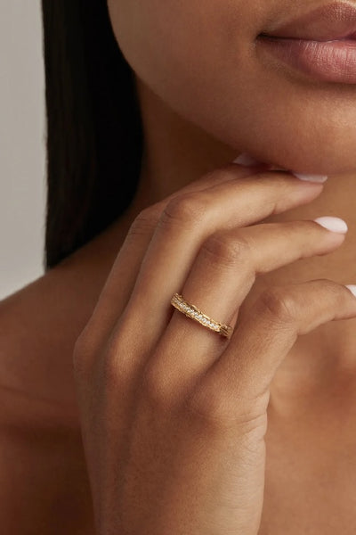 BY CHARLOTTE - SUNKISSED HORIZON RING - GOLD - PERTH STOCKIST - AUSTRALIAN STOCKIST - WA STOCKIST - AUSTRALIA STOCKIST - AUS STOCKIST - PERTH BOUTIQUE - WA BOUTIQUE - AUS BOUTIQUE - AUSTRALIA BOUTIQUE