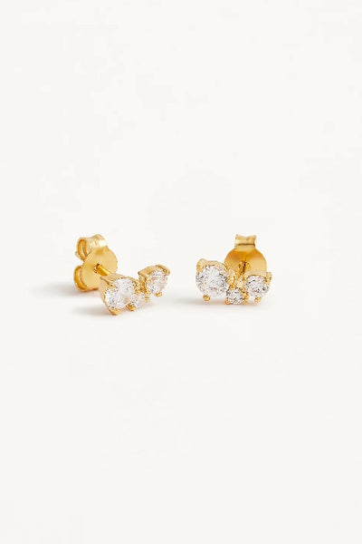 BY CHARLOTTE - WHISPERS OF LOVE STUD EARRINGS