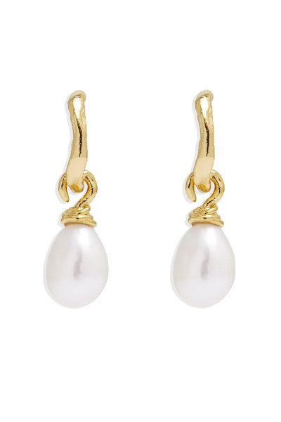 BY CHARLOTTE - WHISPERS OF TRANQUILITY PEARL HOOP EARRINGS - PERTH STOCKIST - AUSTRALIAN STOCKIST - WA STOCKIST - AUSTRALIA STOCKIST - AUS STOCKIST - PERTH BOUTIQUE - WA BOUTIQUE - AUS BOUTIQUE - AUSTRALIA BOUTIQUE