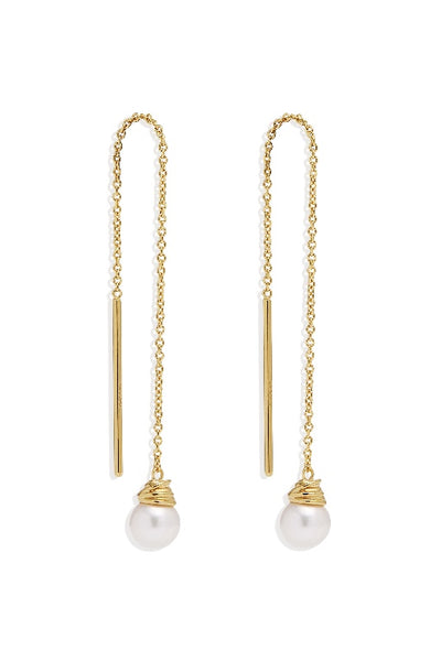 BY CHARLOTTE - WHISPERS OF TRANQUILITY PEARL THREAD EARRINGS - PERTH STOCKIST - AUSTRALIAN STOCKIST - WA STOCKIST - AUSTRALIA STOCKIST - AUS STOCKIST - PERTH BOUTIQUE - WA BOUTIQUE - AUS BOUTIQUE - AUSTRALIA BOUTIQUE