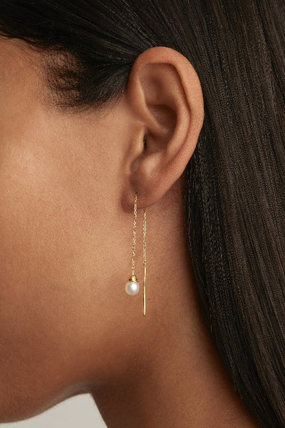 BY CHARLOTTE - WHISPERS OF TRANQUILITY PEARL THREAD EARRINGS - PERTH STOCKIST - AUSTRALIAN STOCKIST - WA STOCKIST - AUSTRALIA STOCKIST - AUS STOCKIST - PERTH BOUTIQUE - WA BOUTIQUE - AUS BOUTIQUE - AUSTRALIA BOUTIQUE